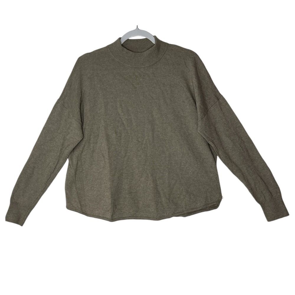 Madewell Sweater Top Women Large Alpaca Merino Wool Blend‎ Corpcore Cozycore